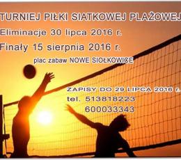 Turniej Siatkówki Plażowej
