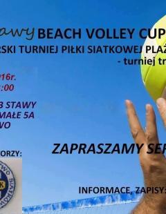 3 STAWY BEACH Volley CUP - III Amatorski Turniej Piłki Siatkowej Plażowej