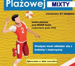 Otwarty Turniej Siatkówki Plażowej...