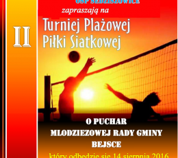 II Turniej Plażowej Piłki Siatkowej w...