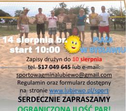 IV Turniej Siatkówki Plażowej o...