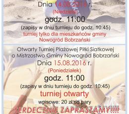 Turniej Siatkówki Plażowej