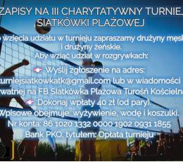 III Charytatywny Turniej Siatkówki...