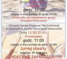 Turniej Siatkówki Plażowej URZUTY...