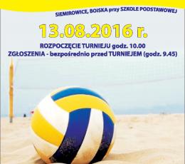 Turniej Rodzinny Siatkówki Plażowej w...