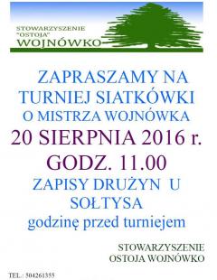 Turniej Siatkówki Plażowej