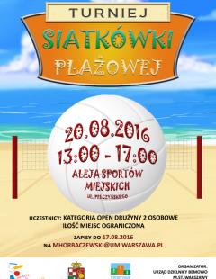 Turniej Siatkówki Plażowej Open