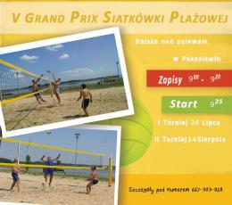 V GRAND PRIX SIATKÓWKI PLAŻOWEJ