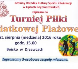 Turniej Piłki Siatkowej Plażowej