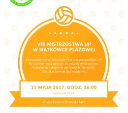 VIII turniej siatkówki plażowej o...