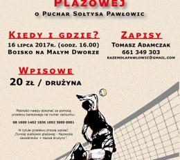 Turniej Siatkówki Plażowej o Puchar...