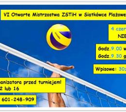 Turniej Siatkówki Plażowej o Puchar...