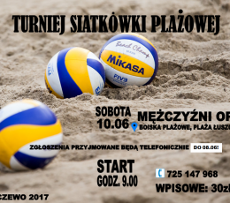 Turniej siatkówki plażowej Łuszczewo...