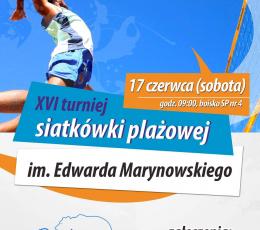 XVI turniej siatkówki plażowej im....