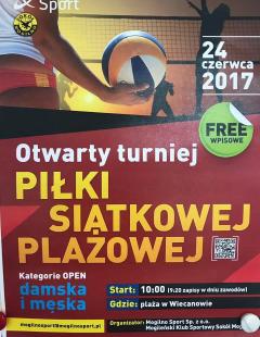 Otwarty turniej piłki plażowej w Mogilnie