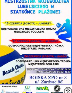 Mistrzostwa Województwa Lubelskiego w Siatkówce Plażowej - Kadeci