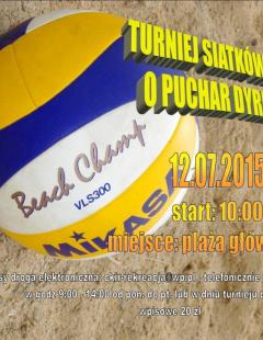 Turniej Siatkówki Plażowej o Puchar Dyrektora CKiR z okazji Dni Jeziora Lgińskiego