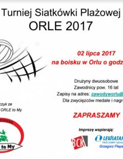 Turniej Siatkówki Plażowej Orle 2017