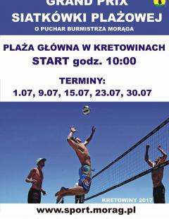 Grand Prix Siatkówki Plażowej o Puchar Burmistrza Morąga