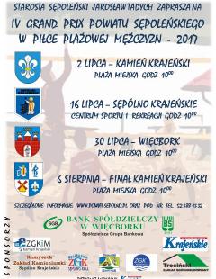 Grand Prix Powiatu Sępoleńskiego w Siatkówce Plażowej
