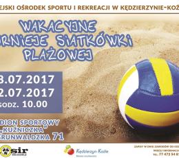 Wakacyjny turniej siatkówki plażowej