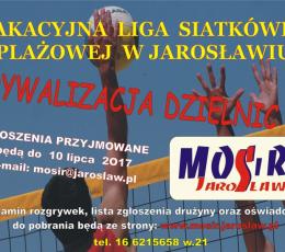 Wakacyjna Liga Siatkówki Plażowej w...