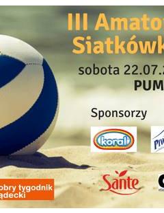 III Amatorski Turniej Siatkówki Plażowej