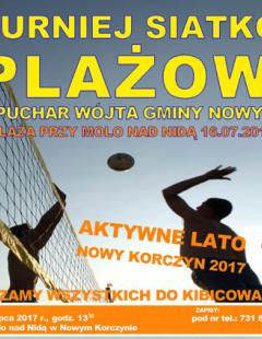 Turniej Siatkówki Plażowej o Puchar Wóta Gminy Nowy Korczyn