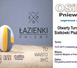 Otwarty Turniej Siatkówki Plażowej