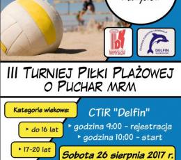 III Turniej Piłki Plażowej O Puchar...