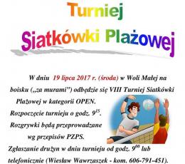 VIII Turniej Siatkówki Plażowej
