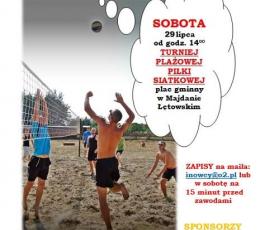 Turniej Plażowej Piłki Siatkowej