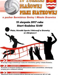 IV Gminny Turniej Plażowej Piłki Siatkowej