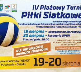 Turniej siatkówki plażowej w...