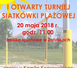 I Otwarty Turniej Siatkówki Plażowej