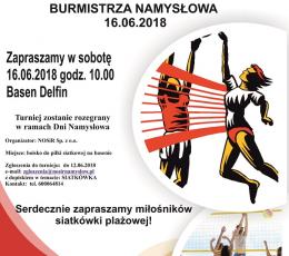 Turniej Siatkówki Plażowej o Puchar...