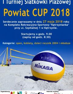 I Turniej Siatkówki Plażowej Powiat Cup 2018 - dzieci 2004 i młodsze