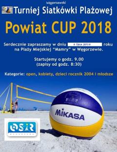 Turniej Siatkówki Plażowej Powiat Cup