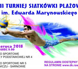 XVII Turniej Siatkówki Plażowej im....