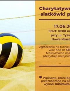 Charytatywny Turniej Siatkówki Plażowej dla Antosia