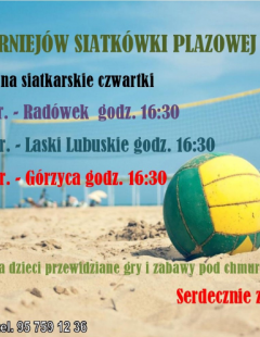 Turniej Siatkówki Plażowej - III z cyklu