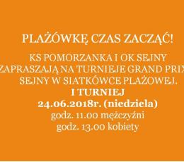 Grand Prix Sejn w Siatkówce Plażowej...