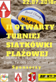 II Otwarty Turniej Siatkówki Plażowej