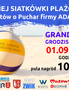 Turniej Siatkówki Plażowej Mikstów o Puchar Firmy Adamka - V Turniej Grand Prix Grodziska Maz. 2018