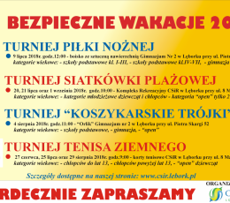 Wakacyjny Turniej Siatkówki Plażowej