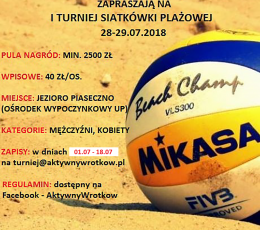 I Turniej Siatkówki Plażowej