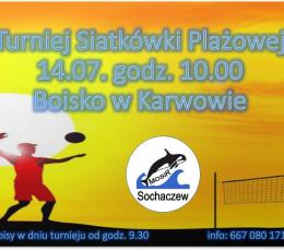 Wakacyjny Turniej Siatkówki Plażowej