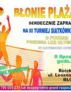 Błonie Plaża 2018 - III turniej