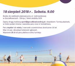 Otwarty Turniej Siatkówki Plażowej