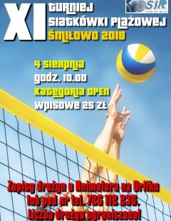 XI Turniej siatkówki plażowej